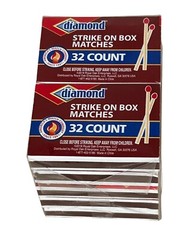 Diamond Strike On Box Matches FSC Certified 100% Wood, 32 ct/30 Pack (Total 960)
