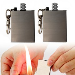 2Pcs Lighter Flint Magnesium Emergency Fire Starter Survival Tools Water-proof