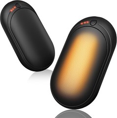 Hand Warmer Electric Set of 2 6000mAH Rechargeable USB 3 Heating Modes 20 Hours C632