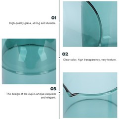Water Glass Bottle Set Travel Drinking Cup Reusable Cups Pitcher