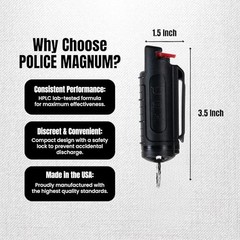 Keychain Pepper Spray Self Defense Belt Clip Holder- Tactical Safety Key