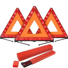 Foldable Safety Triangles – Foldable Reflective Triangles for Emergency Kits