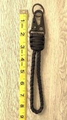 HOT PINK HK Clip GUTTED 550 Paracord Wrist Lanyard/ID Badge/Keychain