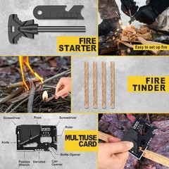 Kit De Supervivencia 28 En 1 Con Equipo De Emergencia Para Acampar Lujo
