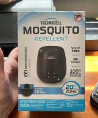 Thermacell Rechargeable Mosquito Repellent New in Box Black~L@@K!!!!