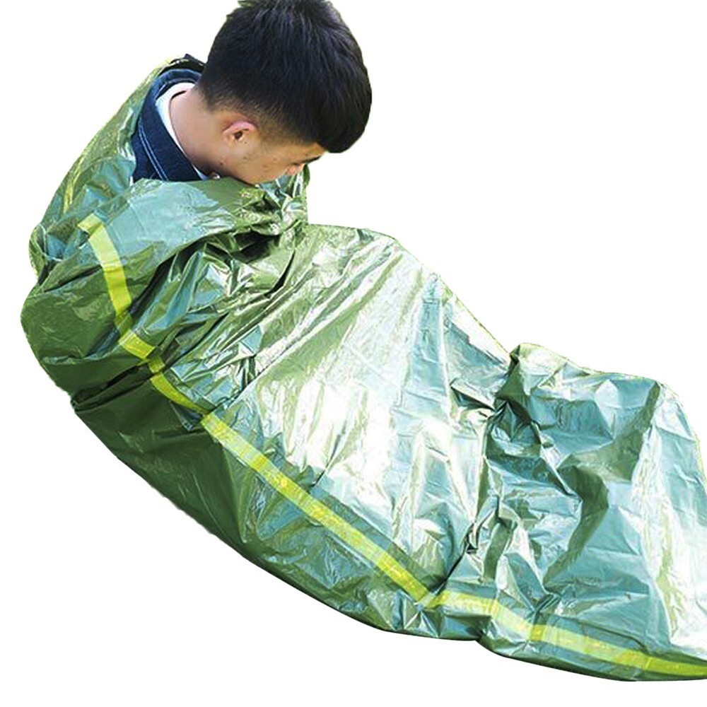 Emergency Sleeping Bag Cold Weather Survival Heat Reflective for Outdoor Camping
