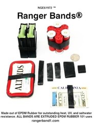 Ranger Band 1 Mix 36 Ex Stretch EPDM Rubber Tactical Bands Camping Survival USA