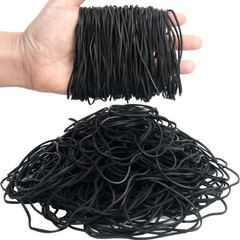 HAIDIBAO-Rubber Bands Black 4.8inch 0.5lbs Elastic for home