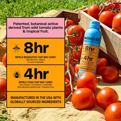 Mimikai Mosquito & Tick Insect Repellent Mist 5.5 oz DEET-Free Made in USA NEW