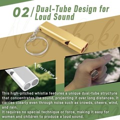Whistle Emergency Whistles Premium Lifeguard Safety Whistle for Rescue Signal…