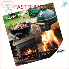 Sterno Instant Fire Starter Squares, 144 Count – Natural Wood Fire Starter Cubes