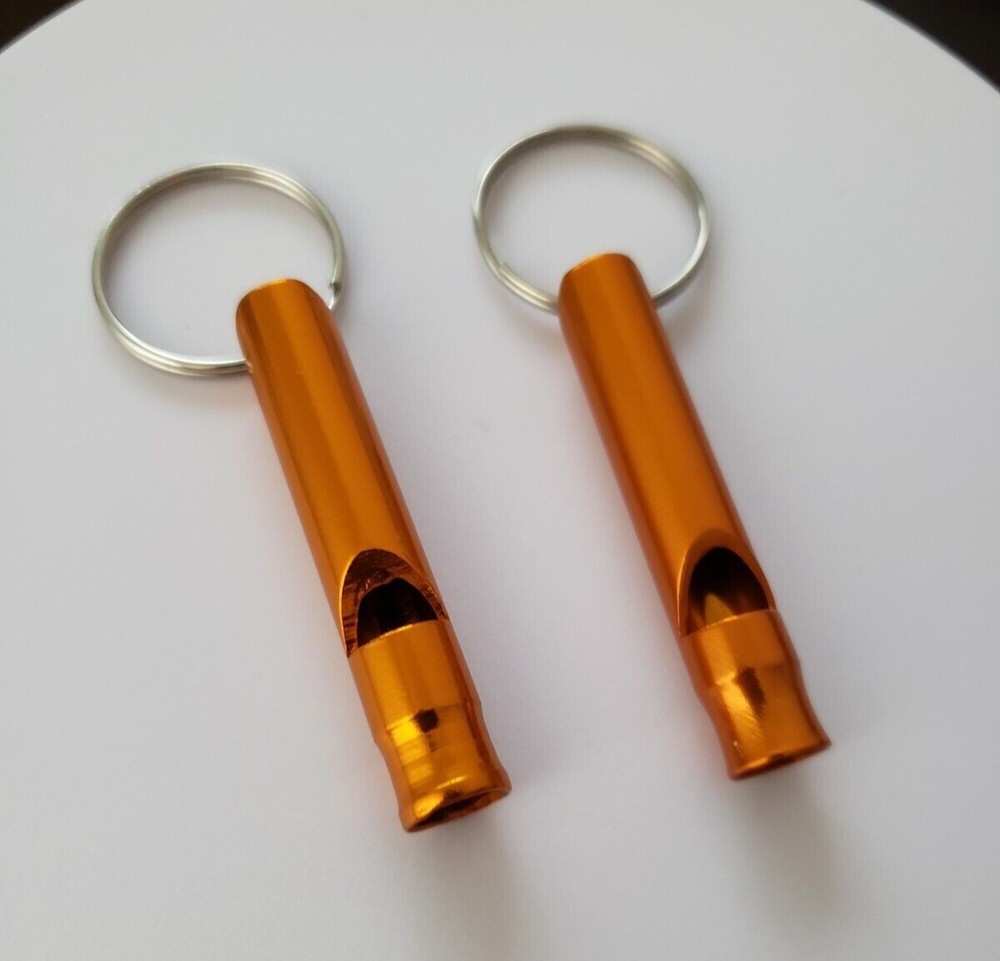 Survival Emergency Whistle Keychain, Child & Personal Safety, Sports, Very Loud!