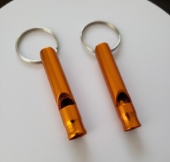 Survival Emergency Whistle Keychain, Child & Personal Safety, Sports, Very Loud!
