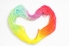 100 Meters Colorful Gradient Paracord 3mm – Multi-color Rope for DIY Crafts