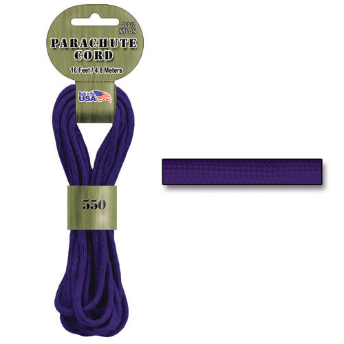 Purple 550 Parachute Cord Paracord for survival bracelets jewelry crafts