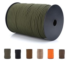 550 Reflective Paracord Parachute Cord Lanyard 9 Strand Core 100m