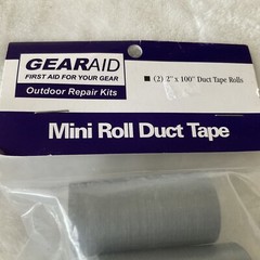 Mini Duct Tape Rolls – Camping, Travel, Medical, Cycling, Vehicle 2 Pack Gearaid