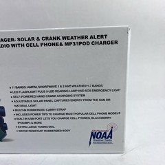 Green Kaito KA500 Voyager Solar Crank Battery Survival Radio AM FM Shortwave New