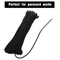 BBTO 6 Pieces Paracord Stitching Set 6 Sizes FID Lacing silvery