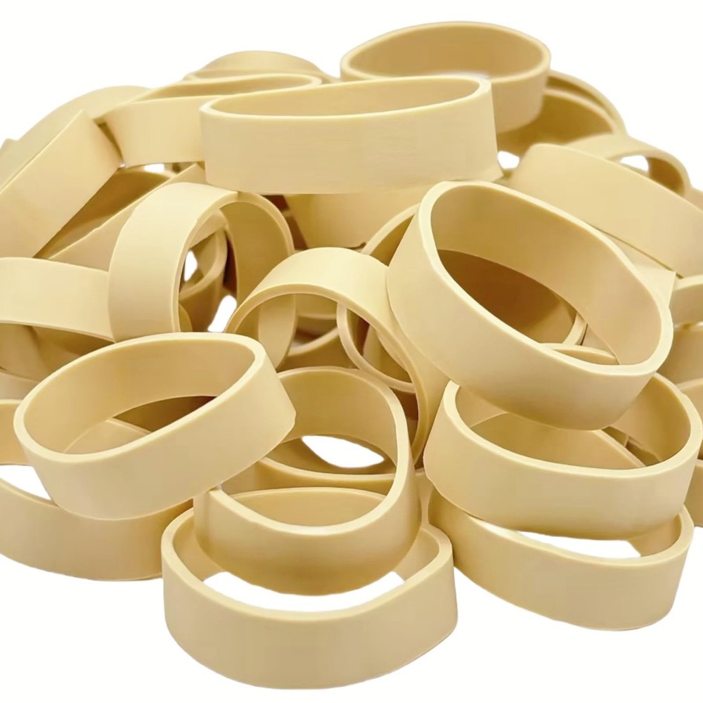 Tactical Rubber Bands Size #82 (2 1/2» x 1/2»), 50 Pcs 82, Light brown