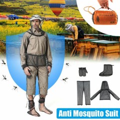 Outdoor Bug Wear Anti Mosquito Suit Jacket Mitts Pants Socks Net Yarn Mesh Cloth