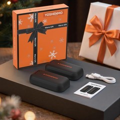 Hand Warmers Rechargeable, Electric Warmer 2 Pack, Black 2 Packs