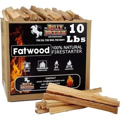 Fatwood Fire Starter Sticks Natural Resin Quick Lighting Eco Friendly Campfire