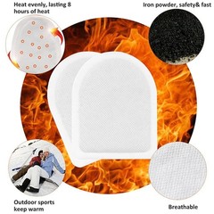 WORLD-BIO Toe Warmers with Adheasive – Long Lasting Safe 7 x 9.5 cm, white