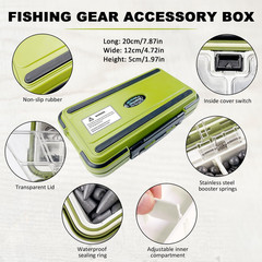 FREE FISHER 306pcs Fishing Lure Accessories Kit Including Medium,