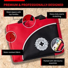 Protect Life Survival First Aid Kit for 160 Pieces Kit, 160
