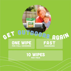 Murphy’s Naturals Mosquito Repellent Wipes – Deet Free – 3 packs of 10
