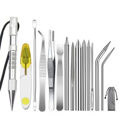 14 Piece Paracord Needle Set, ParacordFID Accessories with MarlinSpike and Extender…