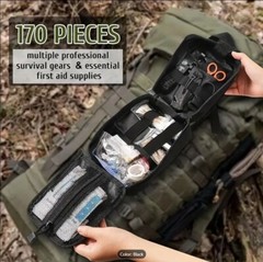 Emergency Survival Kit First Aid Bug out Military Prepper Kit 250 Piece Set $98