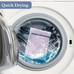Durable Mesh Laundry Bags 5-Pack (12×16 Inch) Delicates Protector M5, White