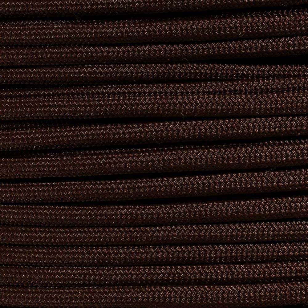 Walnut Brown 550 Paracord 7 Strand Nylon 10 50 100 250 Foot Hank Spool