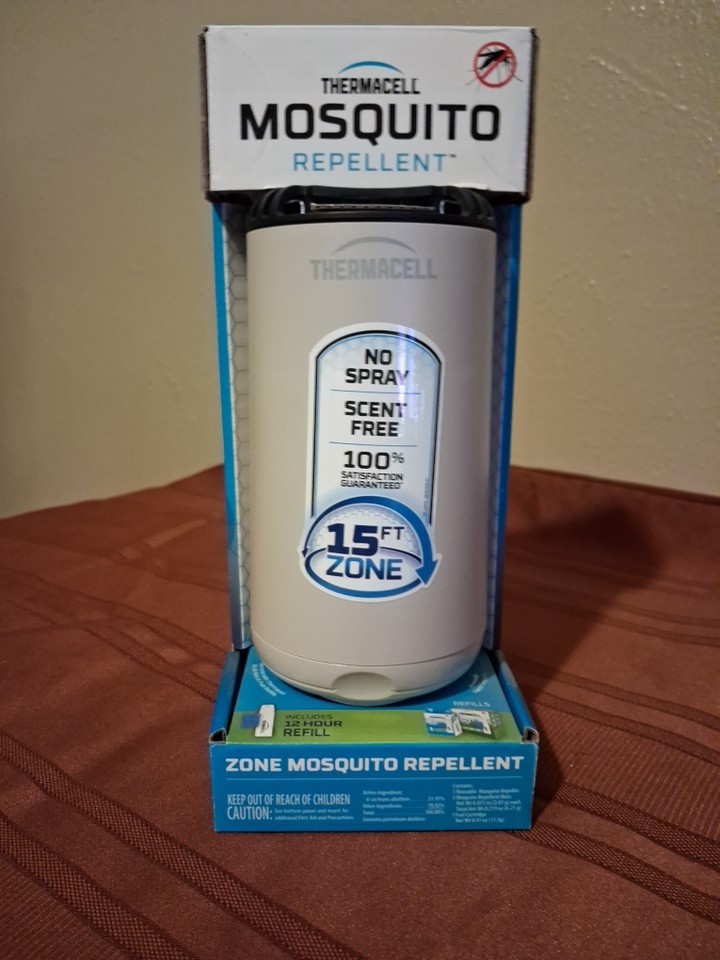Thermacell Mosquito Repellent Outdoor 15ft Zone Scent Free No Spray 24 Hours