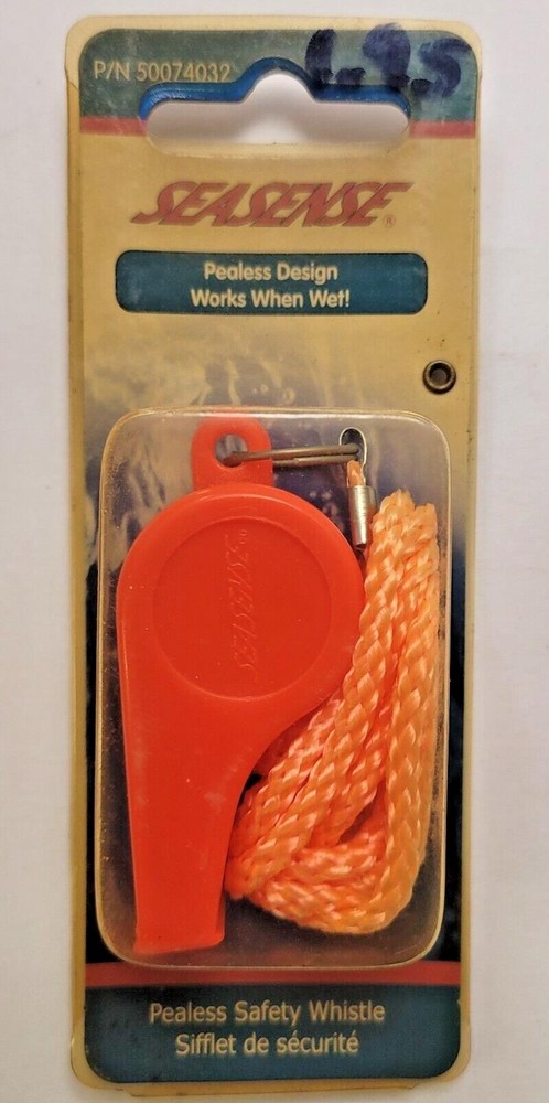 Seasense Safety Whistle With Lanyard – 50074032