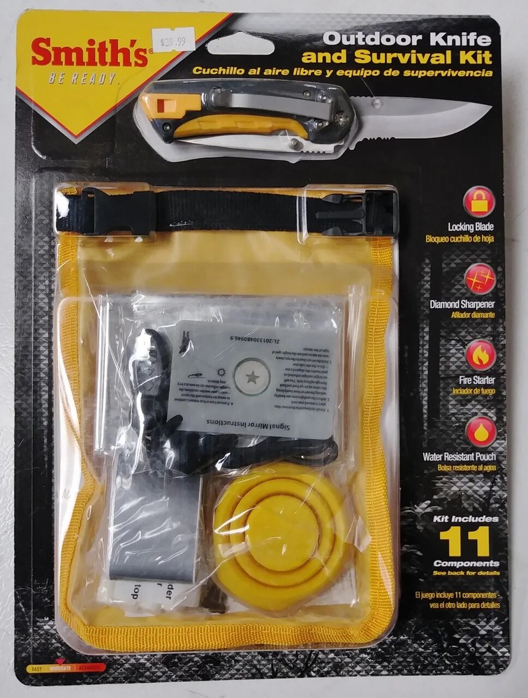 Smith’s Outdoor Knife and Survival kit