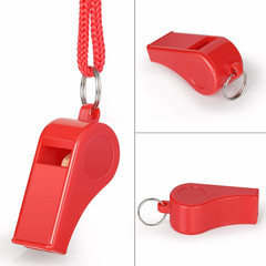Whistle with Lanyard and Mouth Grip, Super Loud Sports Whistles, Perfect for Coa