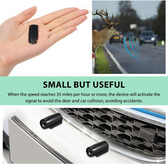 2 PCS Deer Whistles for Car Save Deer Warning Whistle with Waterproof 2pcs