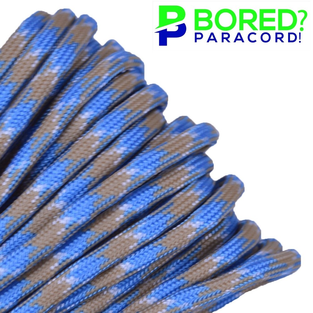 Carolina Beach – 50 FT – 550 Paracord Rope 7 strand Parachute Cord