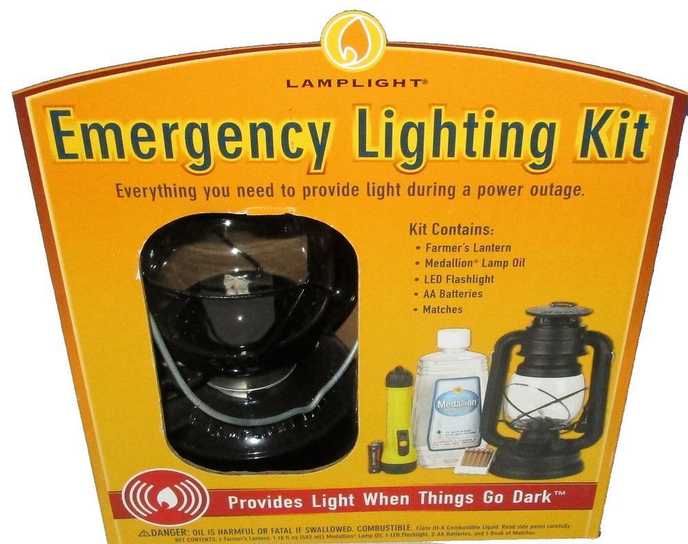 Emergency FARMER’S LANTERN Lighting Kit ~ GREAT FOR POWER OUTAGE/CAMPING