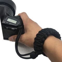 Handmade Black Camera Umbrella Rope Bracelet Universal Outdoor Survival Rope