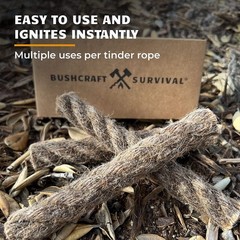 Bushcraft Survival Buschcraft Survival Jumbo Jute Rope – Waterproof Tinder Rope