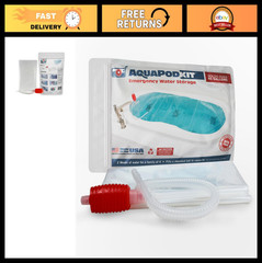 Emergency Bathtub Water Storage Bladder 65-100 Gallon – BPA Free, Food Grade, Su