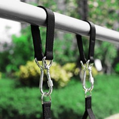 Nylon Tree Swing Straps Kit 5pcs Hanging Belts for Outdoor Fun
