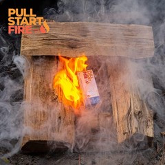 Pull Start Fire String Firestarter | No Matches Required, 3 Count, White