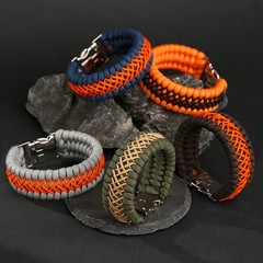 7 Core Paracord Survival Bracelet Handmade Outdoor Camping Hiking Emergency