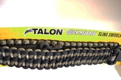 PCS-80569 Paracord Rifle Sling with 1 inch Talon Swivels, Black Green/Gray