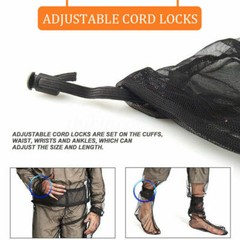 Outdoor Anti Mosquito Suit Clothing Net Mesh Bug Jacket Yarn Mittens Socks Pants